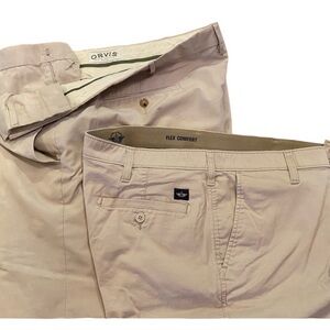 Orvis. Dockers. Men’s khaki shorts.  Bundle lot of 2.  Size 44